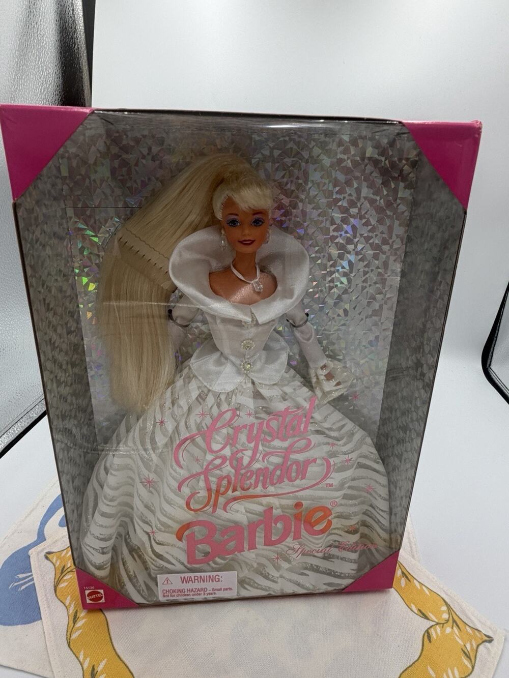 Mattel Crystal Splendor Barbie Special Edition 12 in Fashion Doll Blonde Blue